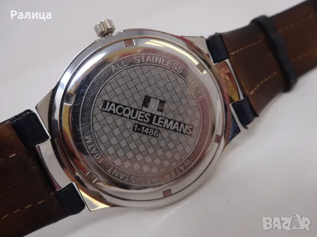 Кварцов часовник Jacques Lemans, снимка 7 - Мъжки - 47623893