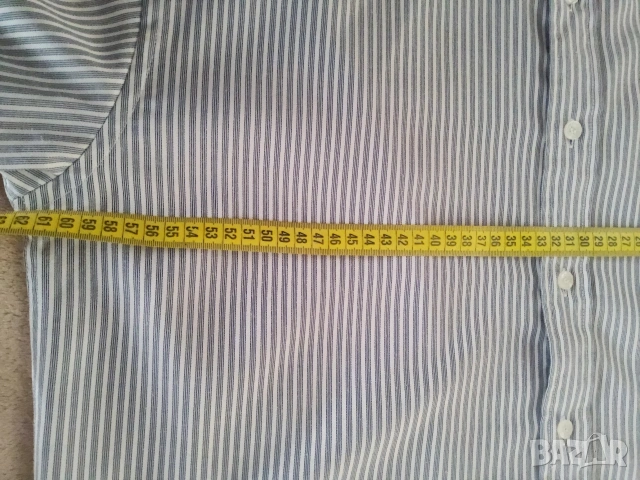 Две мъжки, маркови ризи на BOSS и celio р-р XL, снимка 7 - Ризи - 54349752