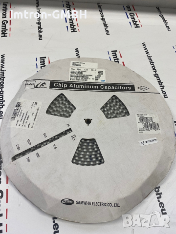  Алуминиев електролитен кондензатор CK1C107M6L006VR200 16V, 20% +Tol, 20% -Tol, 100uF, монтаж, 2626, снимка 3 - Друга електроника - 44633061