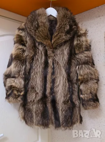 Дамско палто естествен косъм размер М-Л , снимка 10 - Палта, манта - 49007414