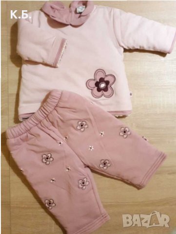 Дебел комплект ,,Цвете" 🌺🌸🌹 р-р 68, снимка 1