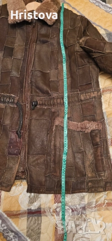 Мъжко палто агнешка кожа, снимка 2 - Палта - 53099664