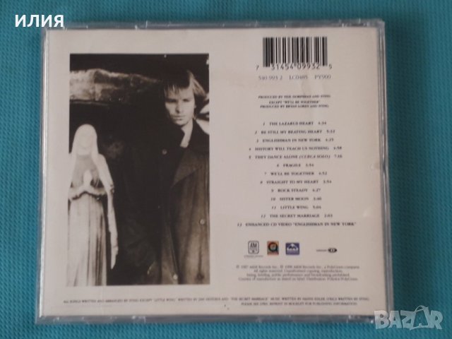 Sting – 1987 -...Nothing Like The Sun(Rem.1998)(Soft Rock,Pop Rock), снимка 6 - CD дискове - 42745322