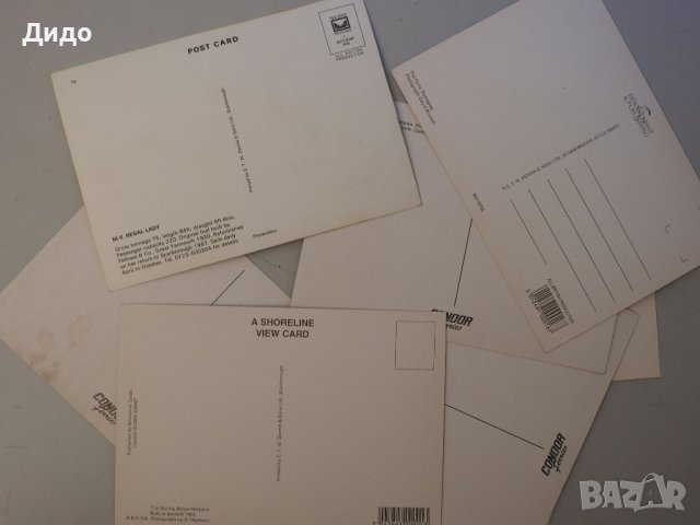 Лот 9 картички кораби платноходки фериботи, снимка 6 - Филателия - 38457395