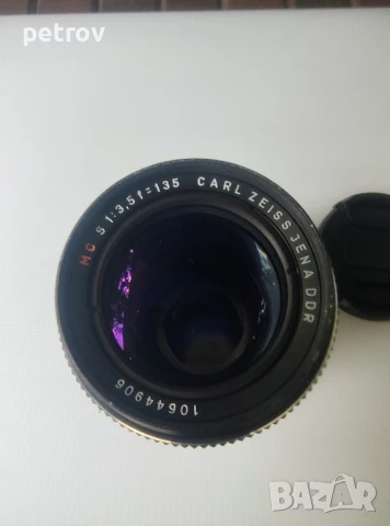 Обектив Carl Zeiss Jena MS s 1:3,5f-135, снимка 9 - Обективи и филтри - 50551717