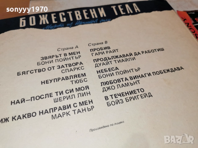 БОЖЕСТВЕНИ ТЕЛА 1212251854, снимка 18 - Грамофонни плочи - 52755225
