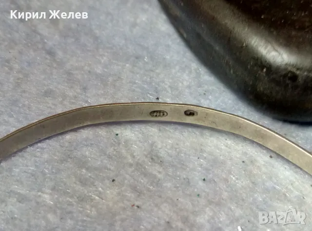 СТАРИННА СРЕБЪРНА ГРИВНА СРЕБРО 925 МАРКОВА на МИНЕРВА КРАСИВА РЕТРО ОРНАМЕНТИКА РЪЧНА РАБОТА 21464, снимка 7 - Антикварни и старинни предмети - 48493482