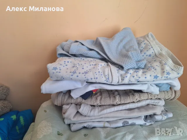 Огромен зимен МЕГА ЛОТ за момче (45+ дрешки, 4 одеалца, чувалче 2.5 TOG) в яслена възраст, снимка 7 - Детски комплекти - 55938161