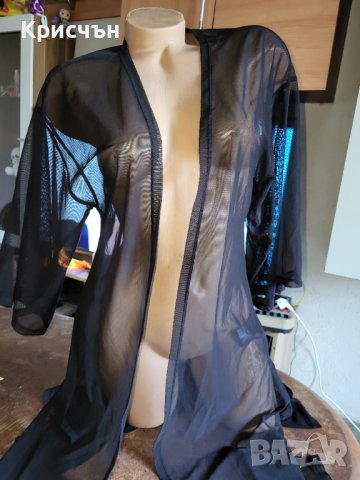 Тюлен Халат с странични цепки /м л , снимка 3 - Корсети, бюстиета, топове - 37389553