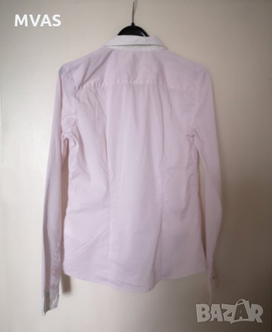 Нова - 60% H&M розова вталена риза с дълъг ръкав 36 номер S, снимка 2 - Ризи - 30139705