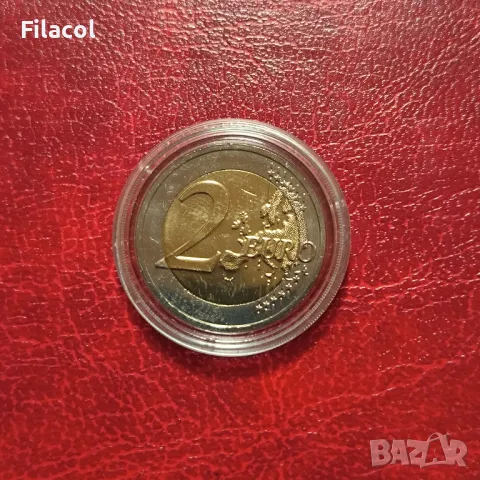 Кипър 2 евро 2023 г. 60 г. Кипърска централна банка UNC, снимка 2 - Нумизматика и бонистика - 49362283