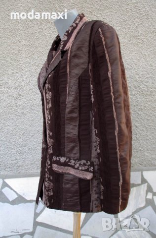 2XL  Ново   кафяво сако , снимка 3 - Сака - 42897959
