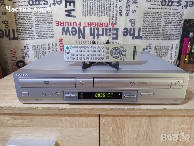 Видео/ДВД "SONY" SLV-D910 (Hi-Fi Stereo), снимка 2 - Плейъри, домашно кино, прожектори - 56429928