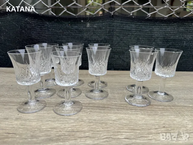 кристални чаши различни видове , снимка 4 - Сервизи - 56445289