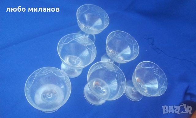 Кристални чаши за алкохол, шампанско 6 бр, снимка 4 - Чаши - 35618151