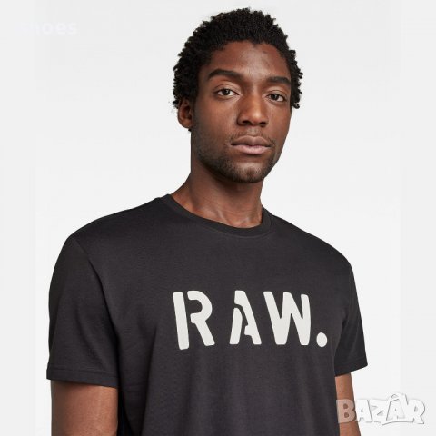 🔝G-Star Raw Stencil Оригинална мъжка тениска M, снимка 5 - Тениски - 39912187