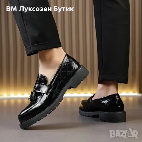 👞✨ МЪЖКИ ЛУКСОЗНИ КОЖЕНИ МОКАСИНИ – СТИЛ И САМОЧУВСТВИЕ В ЕДНА СТЪПКА! ✨👞, снимка 2 - Официални обувки - 50173784