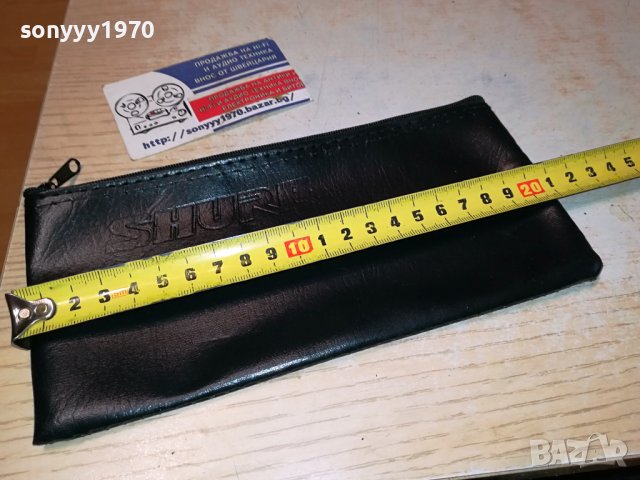 SHURE-КОЖЕН КЕЙС ЗА МИКРОФОН 0811231601, снимка 4 - Микрофони - 42906807