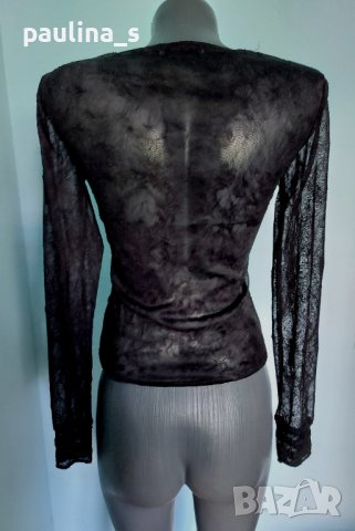 Три броя / Еластична дантелена блуза, различни цветове и модели , снимка 5 - Блузи с дълъг ръкав и пуловери - 36829885