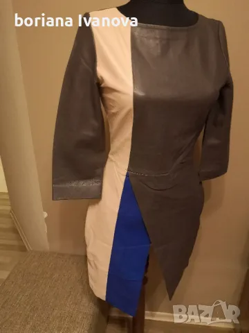 Красива кожена рокля намалям на 55лв , снимка 10 - Рокли - 48668138