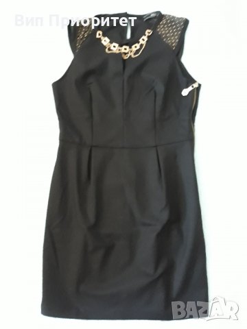 PHILIPP PLEIN - Черна маркова рокля , много стилна и елегантна, страничен ефектно подчертан цип , снимка 7 - Рокли - 37265403