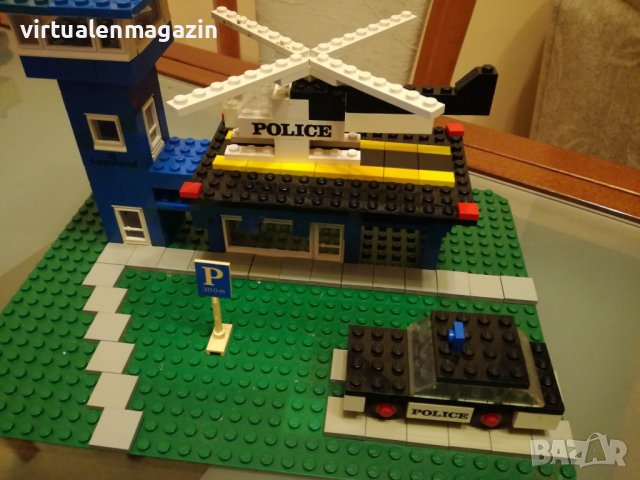 Много стар Конструктор Лего - LEGO Police 354 - Police Heliport, снимка 6 - Колекции - 39568185