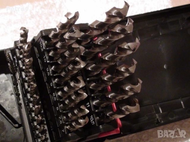 WÜRTH - DIN 338 HSCO - STEEL INOX - GERMANY - ЧИСТО НОВ Profi-Set 29 Свредла 1 - 13 mm в Касета !!!!, снимка 5 - Винтоверти - 49472109