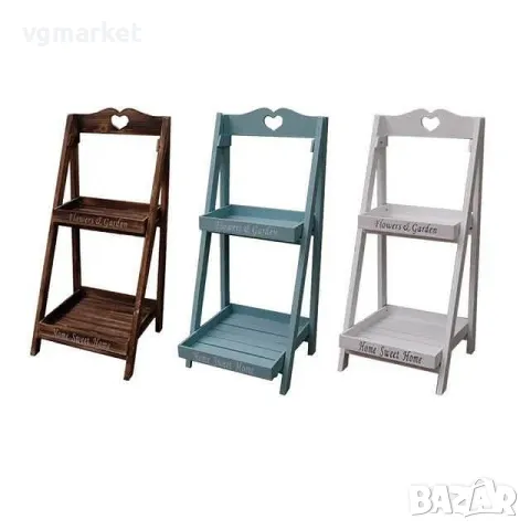 Етажерка за декорация на две нива, снимка 3 - Декорация за дома - 47841389