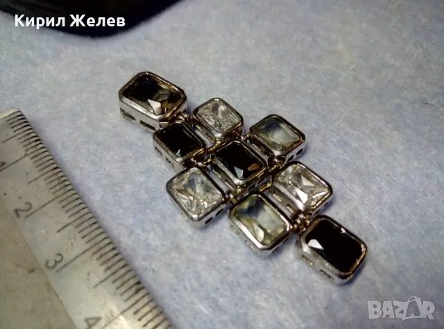 GALDINI СКЪПОЦЕНЕН ФЕШЪН АРТ СРЕБЪРЕН МЕДАЛЬОН РОДИРАНО СРЕБРО 925 на ГАЛДИНИ ДИЗАЙНЕРСКО БИЖУ 34465, снимка 9 - Колиета, медальони, синджири - 49885912