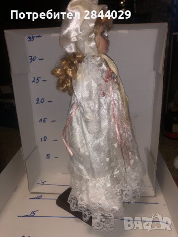 продавам стара порцеланова кукла 30 см на поствка, снимка 6 - Колекции - 40187874