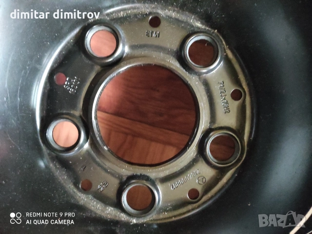 Джанта с гума за Мерцедес , снимка 2 - Гуми и джанти - 53242730