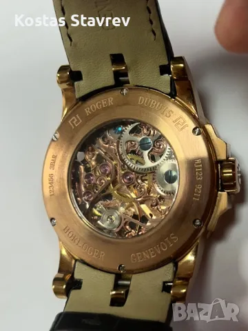 Часовник Roger Dubuis Excalibur розово злато, снимка 4 - Мъжки - 48700554