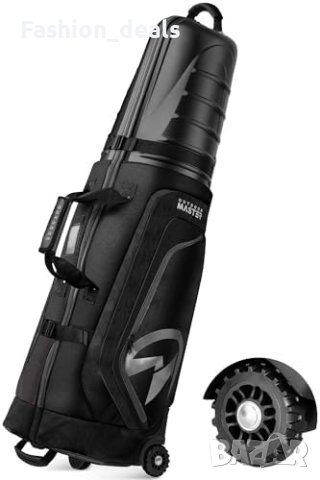 Нова Голф Чанта за Пътуване с Твърда Горна Част и Колела