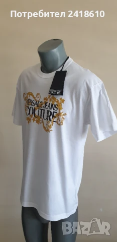 Versace Jeans Couture Cotton Regular Fit Mens Size M НОВО! ОРИГИНАЛ! Мъжка Тениска!, снимка 8 - Тениски - 50738473