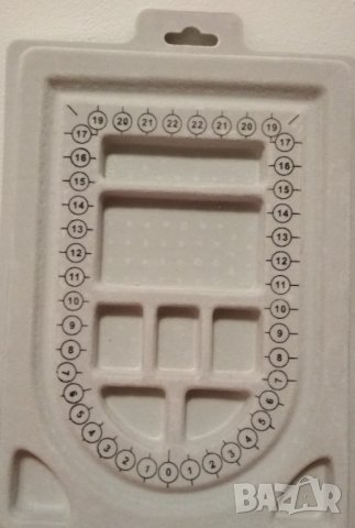 Дъска за мъниста дизайнерска правоъгълна: 15.5 x 22.9 см.