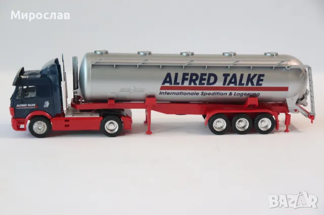 HERPA H0 1/87 MERCEDES ЦИЛОЗ ЦИСТЕРНА КАМИОН ТИР МОДЕЛ