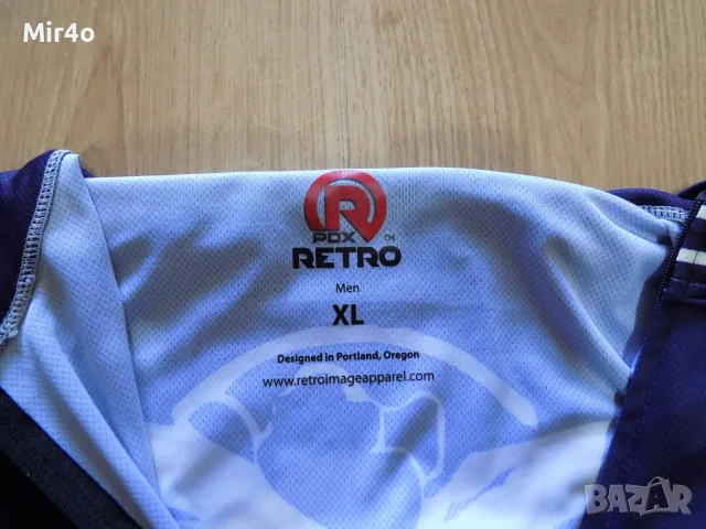 вело джърси pdx retro paris roubaix тениска екип шосейно колоездене мъжко оригинал XL, снимка 6 - Спортни дрехи, екипи - 55770385