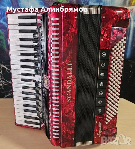 SKANDALLİ SUPER IV 120 баса, снимка 12 - Акордеони - 54127447