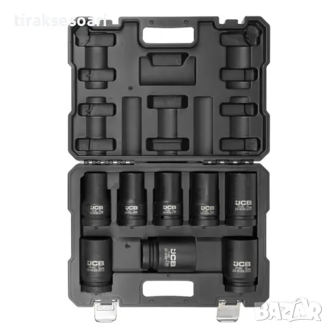 Професионални Дълбоки ударни вложки 6-стен 22-41мм 8 части JCB, снимка 3 - Други инструменти - 49349715