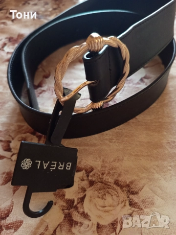 BREAL Нов Дамски Кожен Колан 105см, снимка 7 - Колани - 52703198