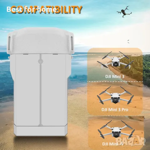 Комплект от 2 батерии с хъб за зареждане за DJI  Mini 3 Pro/Mini 3/ Mini 4, снимка 7 - Дронове и аксесоари - 49877372