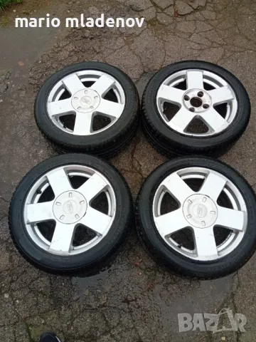 Лети джанти 4*108 с летни гуми 195/50/15, снимка 2 - Гуми и джанти - 48272226