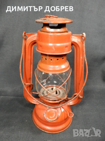 СТАР РЕТРО ВЕТРОУПОРЕН ФЕНЕР ГАЗЕНА ЛАМПА METALOGLOBUS Nr104 ROMANIA, снимка 3 - Антикварни и старинни предмети - 50484012