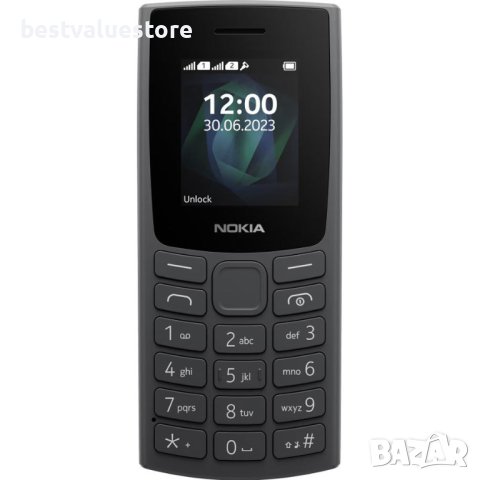 Мобилен Телефон Gsm Nokia 105 2023 Ds Charcoal 1.80 ", снимка 2 - Nokia - 42860335