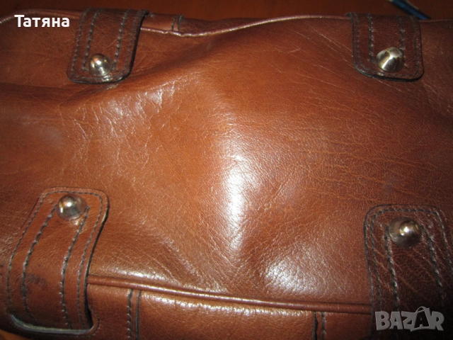 чанта  /ТИП- МЕДИЦИНСКА- межанизъм за заключване и ключе;кожени аксесоари;чанта -бамбук;Чанта МАNGO , снимка 8 - Чанти - 51635160