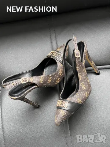 Дамски Кожени Обувки ✨GUESS, снимка 7 - Дамски обувки на ток - 50327454