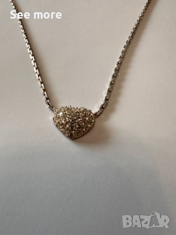 Swarovski колие с кристали, снимка 3 - Колиета, медальони, синджири - 44156378