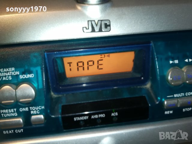 jvc cd/tuner/deck/aux/led 1212201939, снимка 9 - Ресийвъри, усилватели, смесителни пултове - 31100346