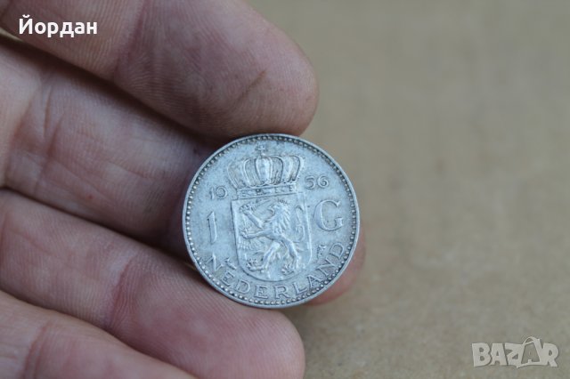 Монета 1 Гулден Холандия 1956г