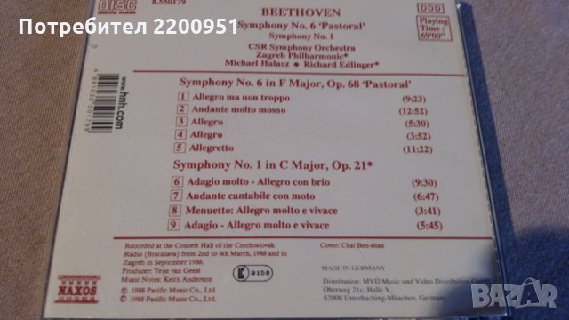 L.V.BEETHOVEN, снимка 4 - CD дискове - 31721198